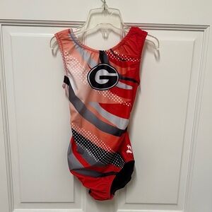 Red and Black UGA Leotard